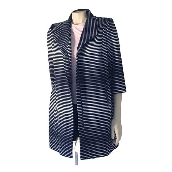 Classiques Entier  'Alba' Stripe Zip Front Topper - Picture 1 of 12